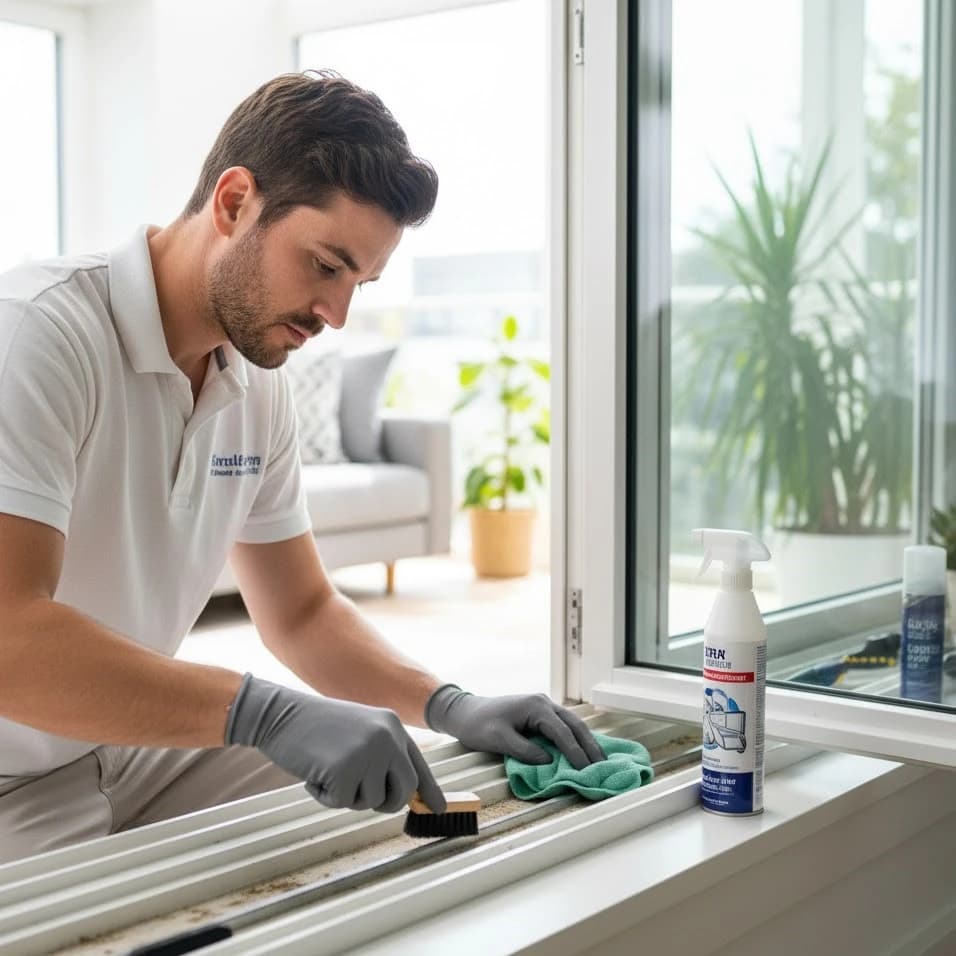 Professional window maintenance and cleaning